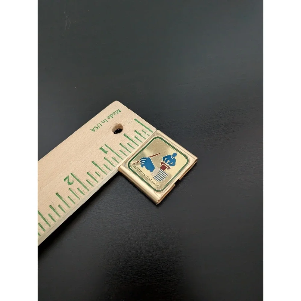 Vintage Boy Scout Belt Loop Communications Award Metal Medal‎